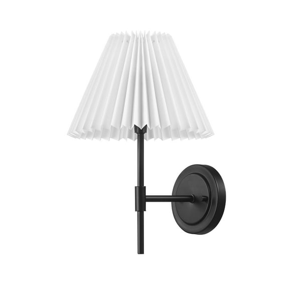 Globe Electric 91007794 Clarissa 15" Tall Wall Sconce - Black