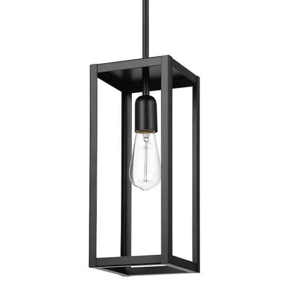 Globe Electric 91007796 Bowery 6" Wide Mini Pendant - Black
