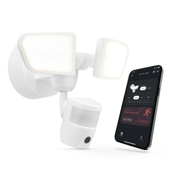 Globe Electric 91008638 Smart Home Double Light 5-1/2" Wide 4000K Led Outdoor Security