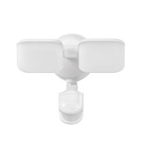 Globe Electric 91008642 Motion Sensing Adjustable Head Double Light 8-5/16" Wide 4000K Led