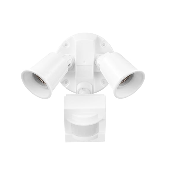 Globe Electric 91008644 Motion Sensing Double Light 3-11/16" Wide Adjustable Head Outdoor