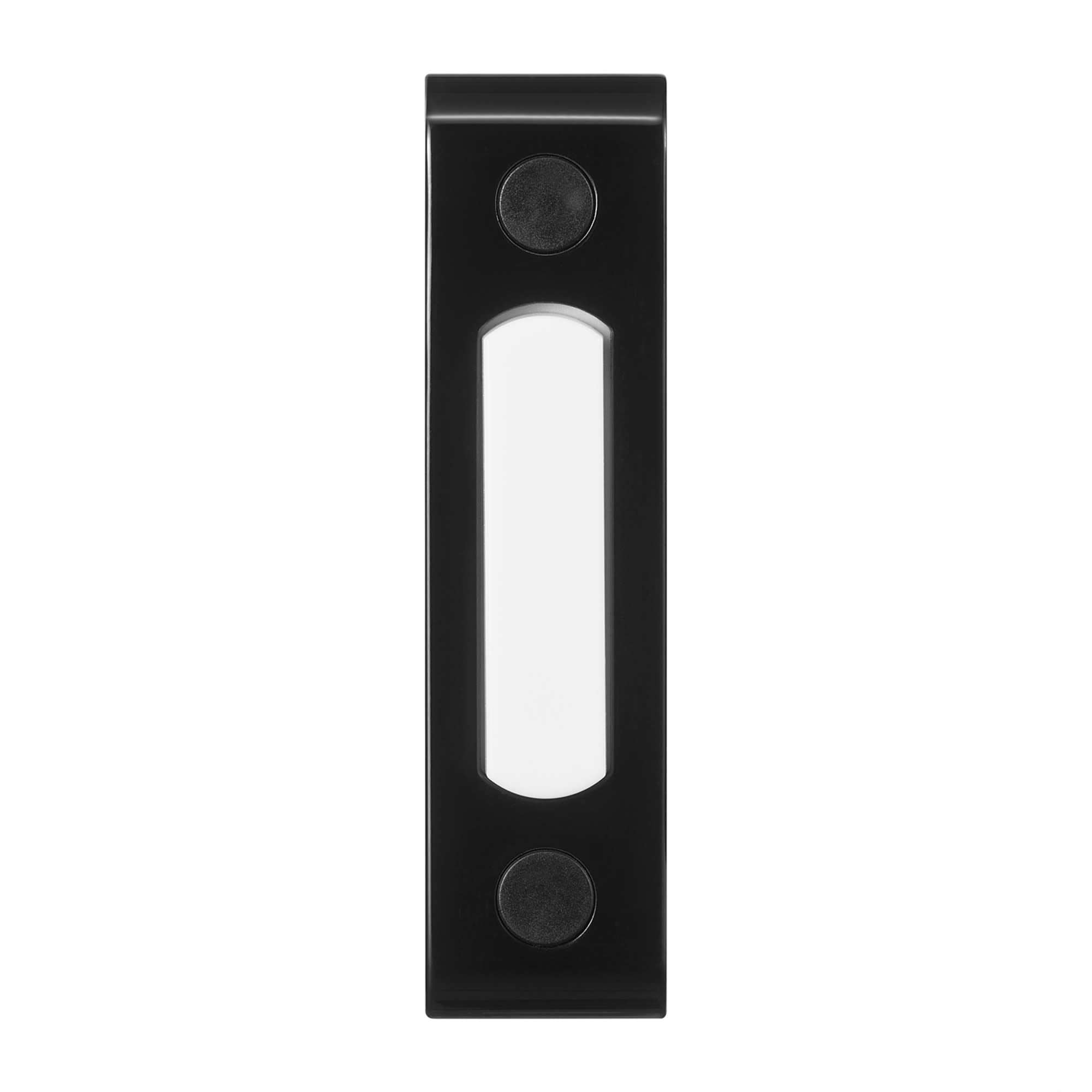 Globe Electric 91009254 Heath Zenith Metal Wired Lighted Push Doorbell Button - Black