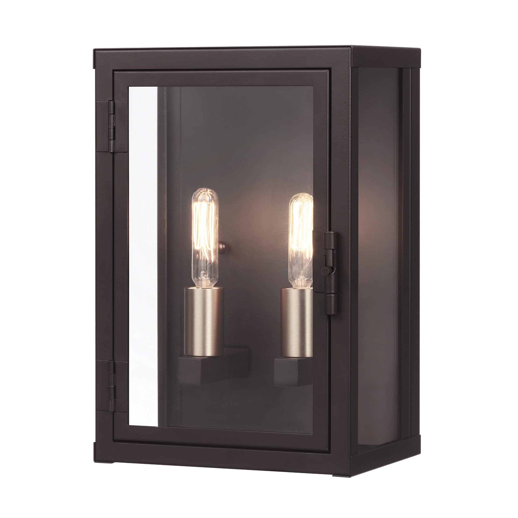 Globe Electric 91009563 2 Light 12" Tall Outdoor Wall Sconce - Bronze