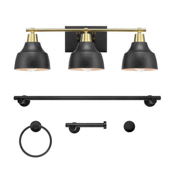 Globe Electric 91009584 Soho Bathroom Vanity Set - Matte