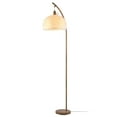 thumbnail image 1 of Globe Electric 91010456 Della 70" Tall Arc Floor Lamp - Wood Tone, 1 of 7
