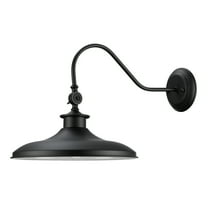 Globe Electric Aedan 1-Light Black Swivel Wall Sconce Light, 44095