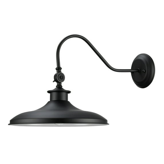 Globe Electric 22" 1-Light Black Indoor Swivel Wall Sconce Light
