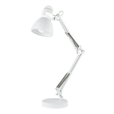 Globe Electric Architect 28" Matte White Swing Arm Desk Lamp