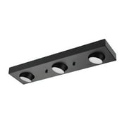 Globe Electric Bleecker 3-Light LED Integrated Track Lighting, Matte Black, 21 Watts, 1200 Lumens, 3000 Kelvin, 90 CRI