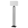 thumbnail image 1 of Globe Electric D'Alessio 58" Matte Black Floor Lamp with White Linen Shade, 67046, 1 of 7