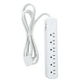 thumbnail image 1 of Globe Electric 6-ft White Power Strip with 6 Outlets, 1 of 5