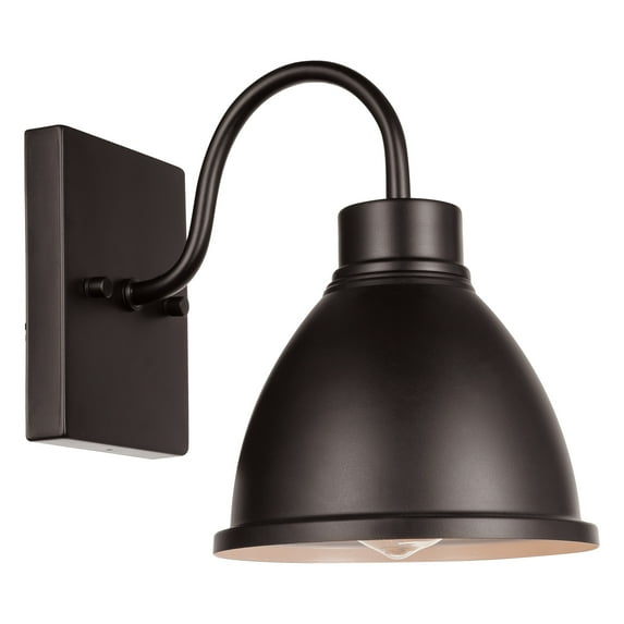 Globe Electric Griffin 1-Light Bronze Outdoor Indoor Wall Sconce, 44630