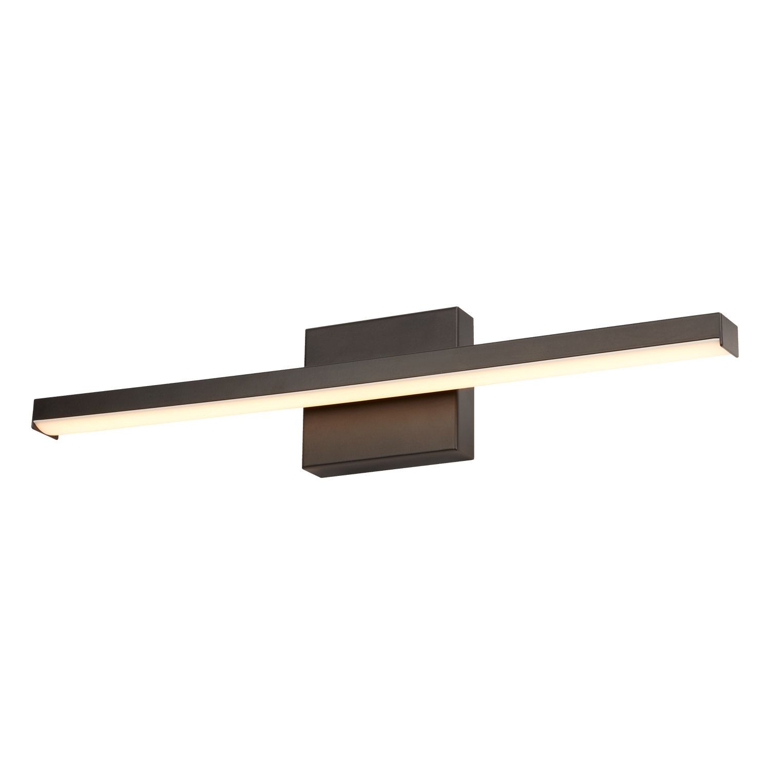 Globe Electric Jensen Black 30W Led Integrated Vanity Light with