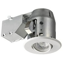 Globe Electric LED Recessed Lighting Kit White 3 in. W Metal LED Recessed Downlight 50 watt