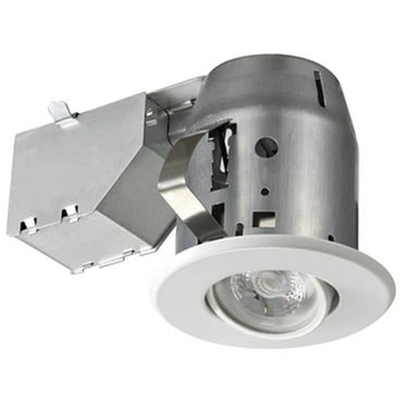 Globe Electric LED Recessed Lighting Kit White 3 in. W Metal LED Recessed Downlight 50 watt