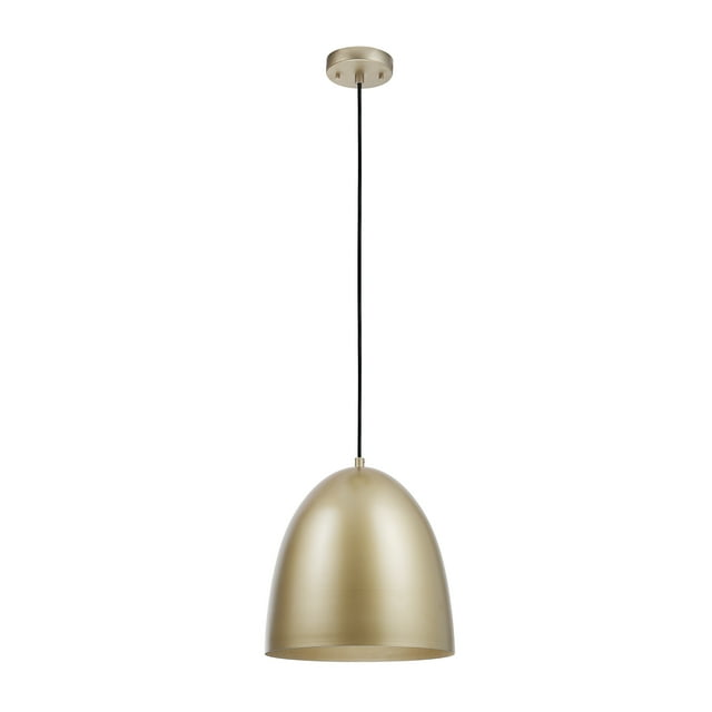 Globe Electric Lowell 1Light Gold Finish Pendant Light with CEC Title
