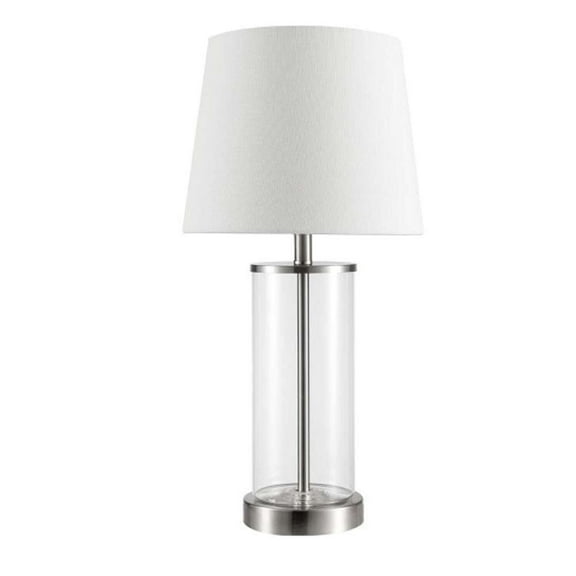 Globe Electric Table Lamp 21In White 10W A19 Base Maya 1 Light
