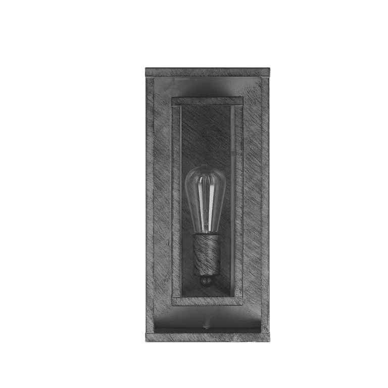 Globe Electric Montague Brushed Grey Vintage Outdoor 1 Light Wall Sconce