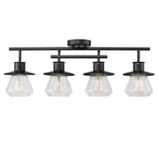 Globe Electric Nate 4-Light Dark Bronze Track Lighting Kit, 59530