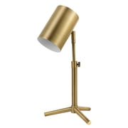 Globe Electric 18" Matte Brass Desk Lamp, Vintage Design