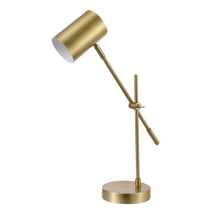Globe Electric Pratt 20" Matte Brass Desk Lamp, 52098