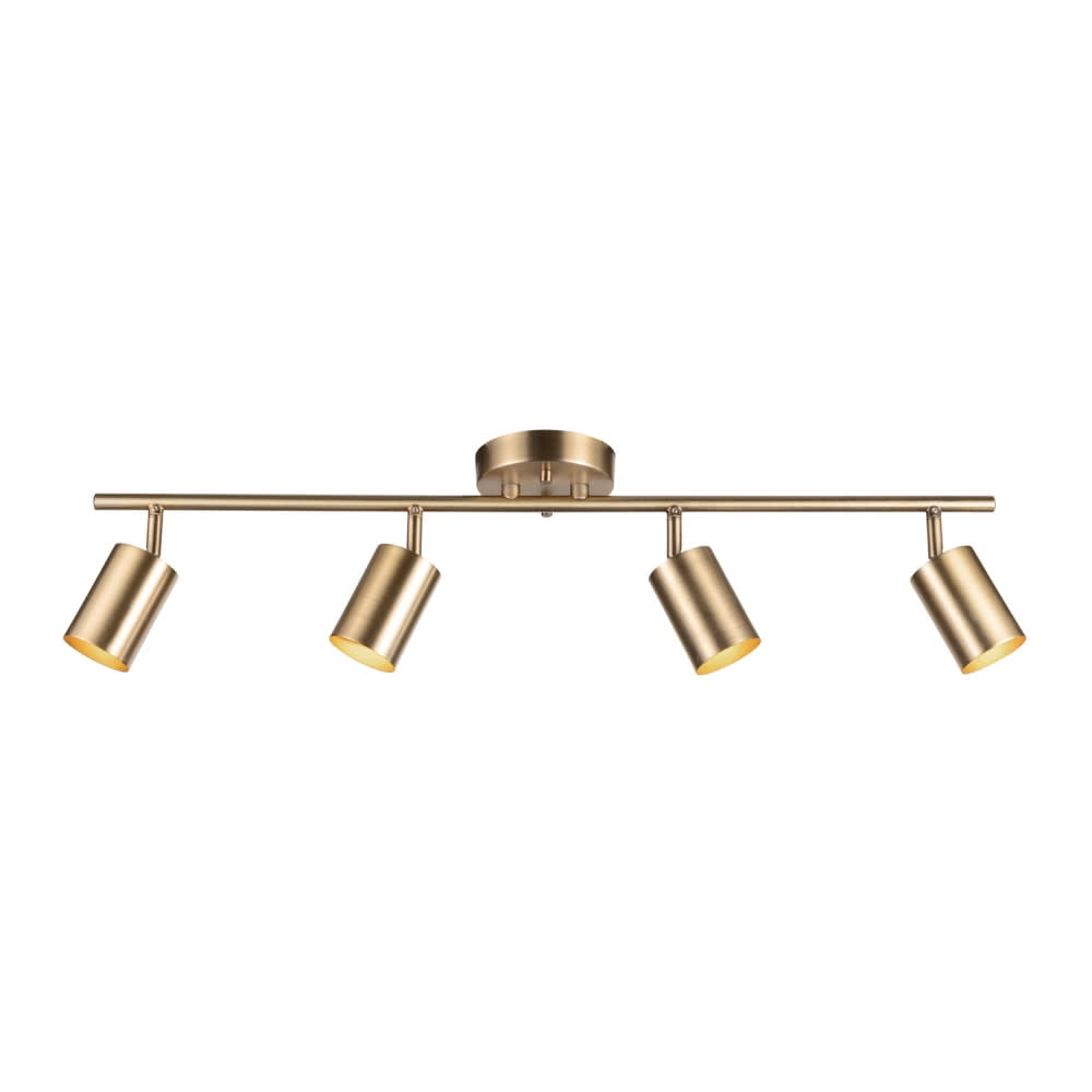 Pratt 30'' Matte Brass 4-Light Track Lighting Fixture