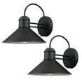 thumbnail image 1 of Globe Electric Sebastien 1-Light Black Outdoor Wall Sconce (2-Pack), 44165, 1 of 3