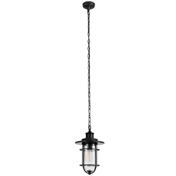 Globe Electric Vintage Turner Black 1 lights Pendant Light