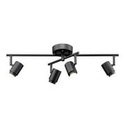Globe Electric 59884 Walton 4-Light 29W Integrated LED Track Lighting - Matte Black