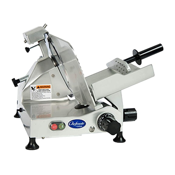 Globe Food C12 Chefmate Aluminum 12" Belt Driven Manual Slicer