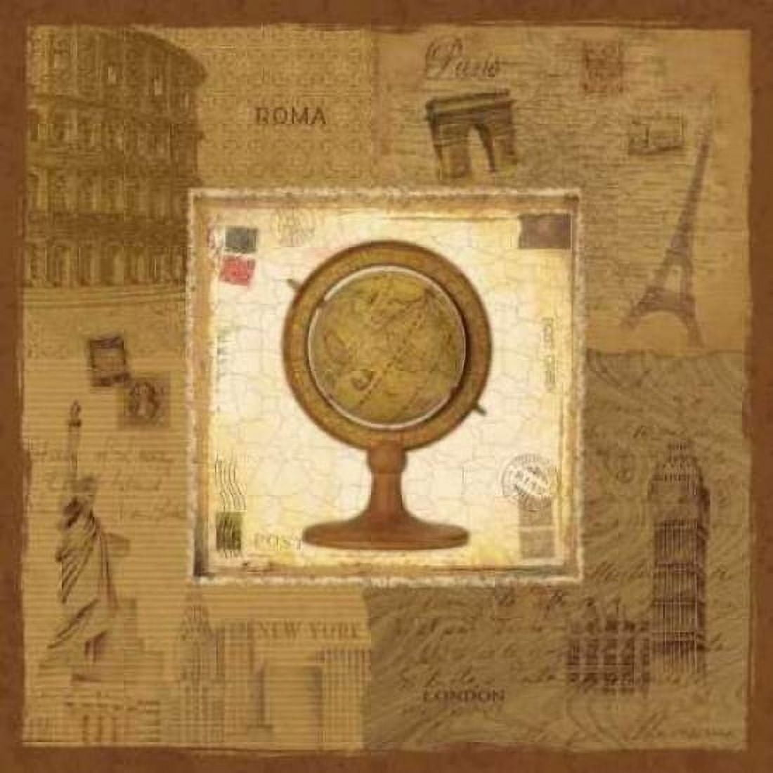 Globe I Canvas Art - Pela Design (24 x 24)
