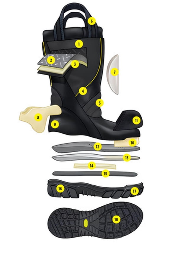Men's SUPRALITE 14" Pull-On Structural Firefighting Boot