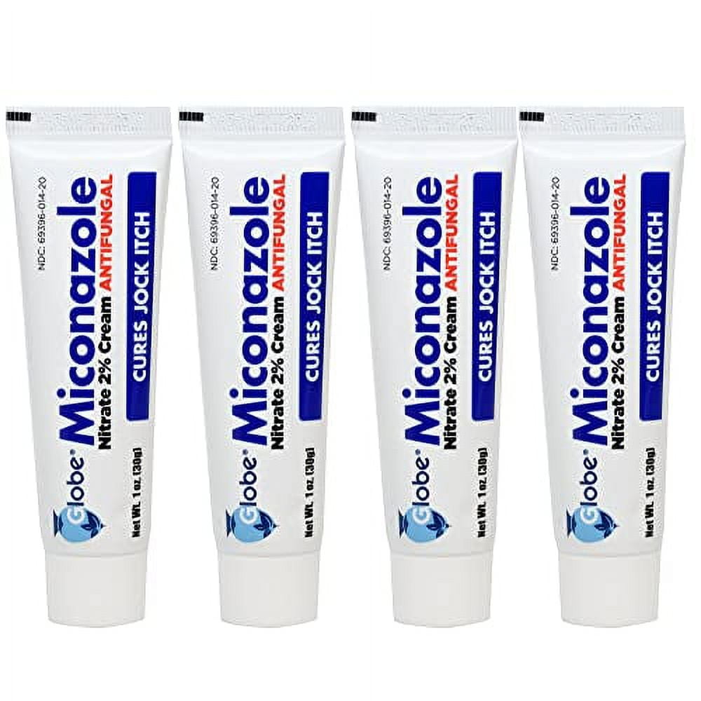 Globe Miconazole Nitrate 2 Antifungal Cream, Cures Most Athletes Foot