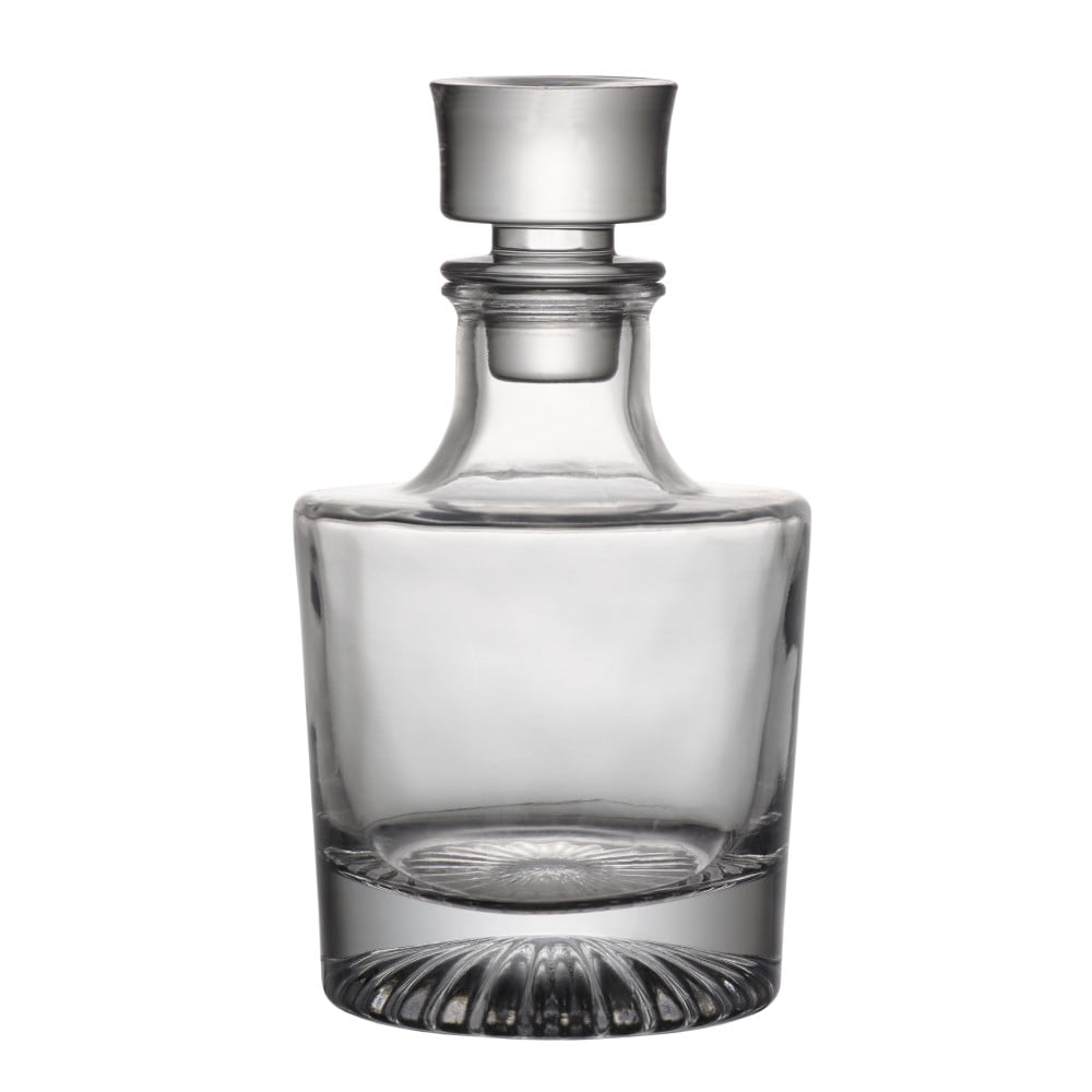 Globe On The Rocks Pyramide Mountain Whiskey Glass Decanter 23.5 Ounces