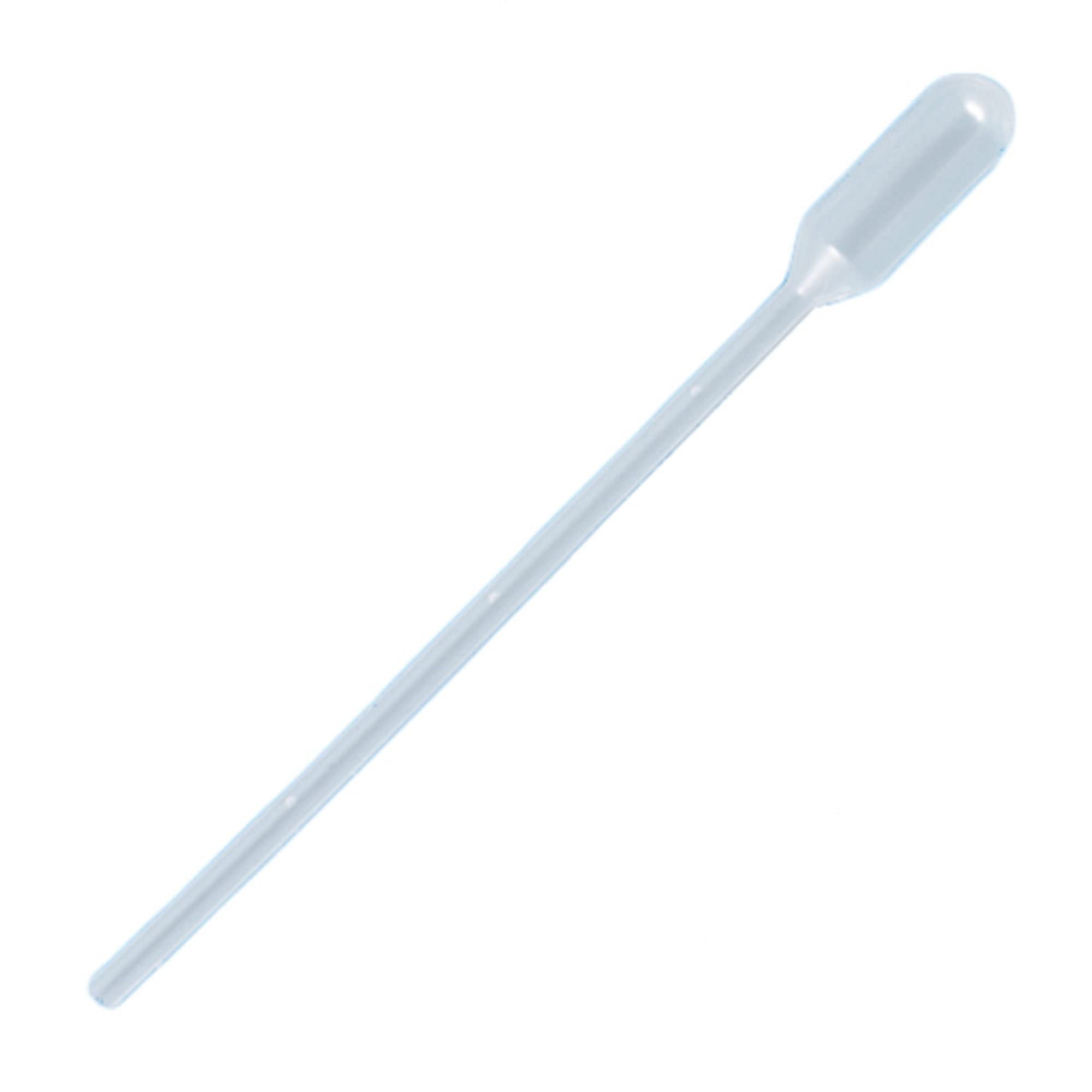 Globe Scientific 136036-500 LDPE Graduated Transfer Pipet, Pediatric, Non-Sterile, 116mm Length, 1.5mL Capacity (Box of 500) CA1