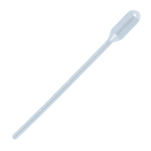 Globe Scientific 136036 LDPE Graduated Transfer Pipet, Pediatric, Non-Sterile, 1.5mL Capacity, 116mm Length, Pack of 5000