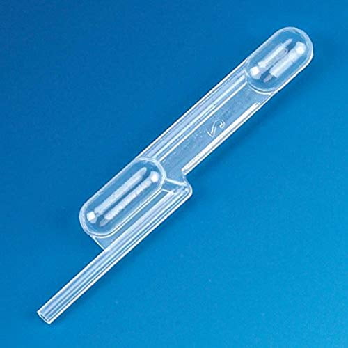 Globe Scientific 139110 LDPE Exact Volume Transfer Pipet, 59mm Length, 50L Capacity (Case of 5000)
