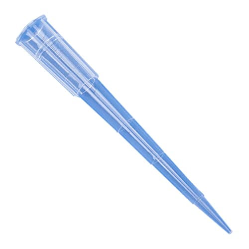 Globe Scientific 151150RF Polypropylene Universal Certified Pipette Tip, Reloading Stack, 1 L-200 L Graduation, 54 mm Length, Natural (Pack of 960)