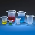 thumbnail image 1 of Globe Scientific 3643 Polypropylene Tri-Corner Beaker, Graduated, 400ml Capacity (Case of 100), 1 of 1