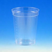Graduated Collection Container Globe Scientific 5921 Polystyrene Graduated Specimen Container ...