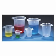 Tri-Pour Beaker, Polypropylene, Low Form, 100 mL / 3.38 fl oz Capacity, Not Rated 100 PK