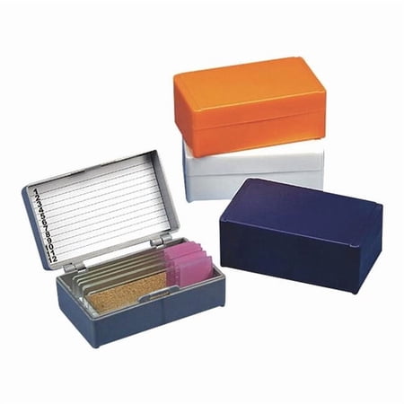 Globe Scientific Slide Box,12 Place,Orange 513072N