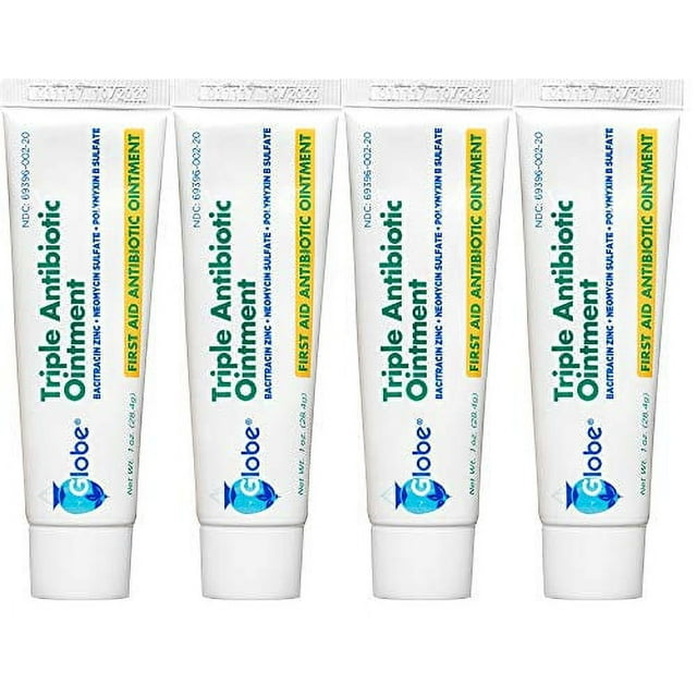 Globe Triple Antibiotic First Aid Ointment, 1 oz, First Aid Antibiotic