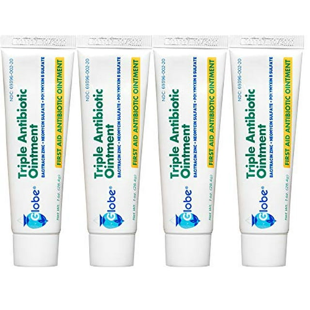 Globe Triple Antibiotic First Aid Ointment, 1 oz, First Aid Antibiotic