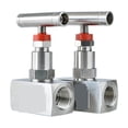 thumbnail image 1 of Globe Valve 1/4" 3/8" 1/2" Female High Pressure Stainless Steel 304 Shut Off Needle Globe Valve Crane Flow Control ,Safe Mode, 1 of 5