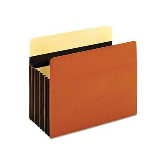 Globe-Weis 15444HD Redrope File Pocket, 7" Expansion, Letter, 5/PK