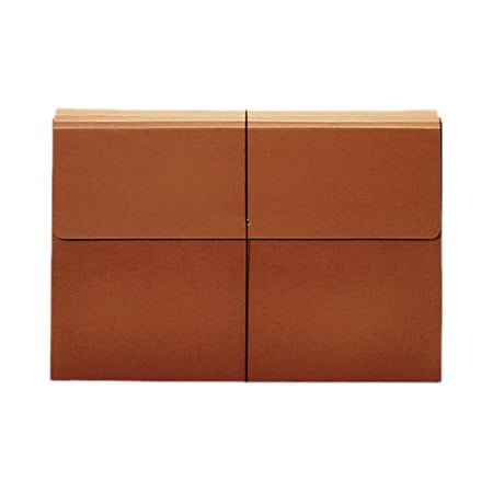 Globe-Weis B1060E Expanding Wallet, 3 1/2 Inch Expansion, 12 x 18, Brown