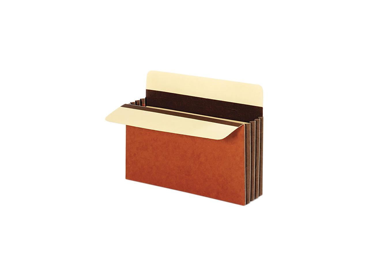 Globe-Weis C1525EHD Wide 3 1/2 Inch Expansion Accordion Pocket, Letter, Redrope, 10/Box