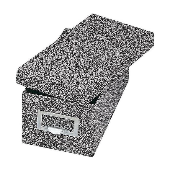 Globe-Weis Index Card File Box Black Agate 1000 Card Capacity (GLW 93 BLA) 194399