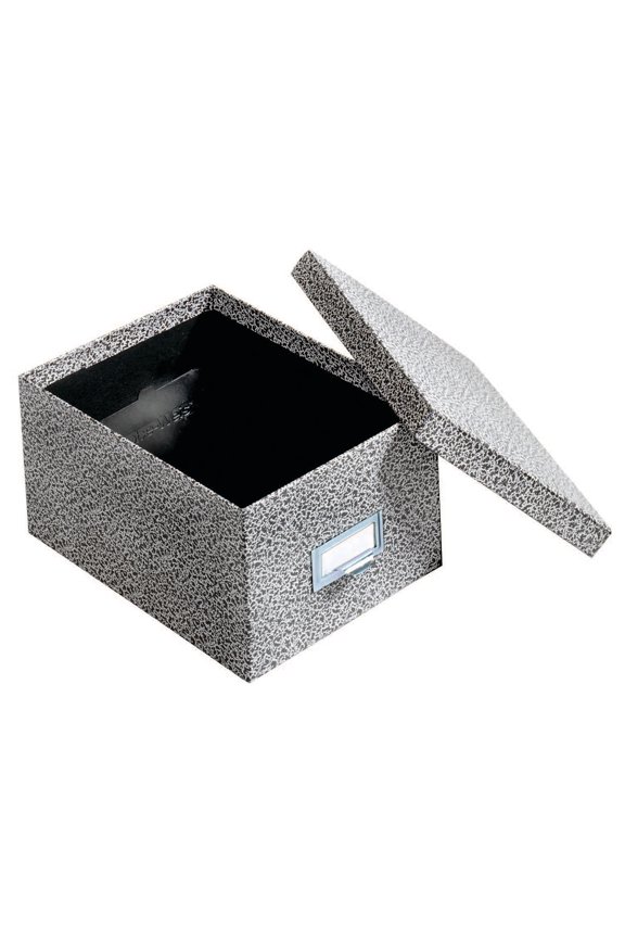 Globe-Weis Index Card File Box Black Agate 1000 Card Capacity (GLW 95 BLA) 194415